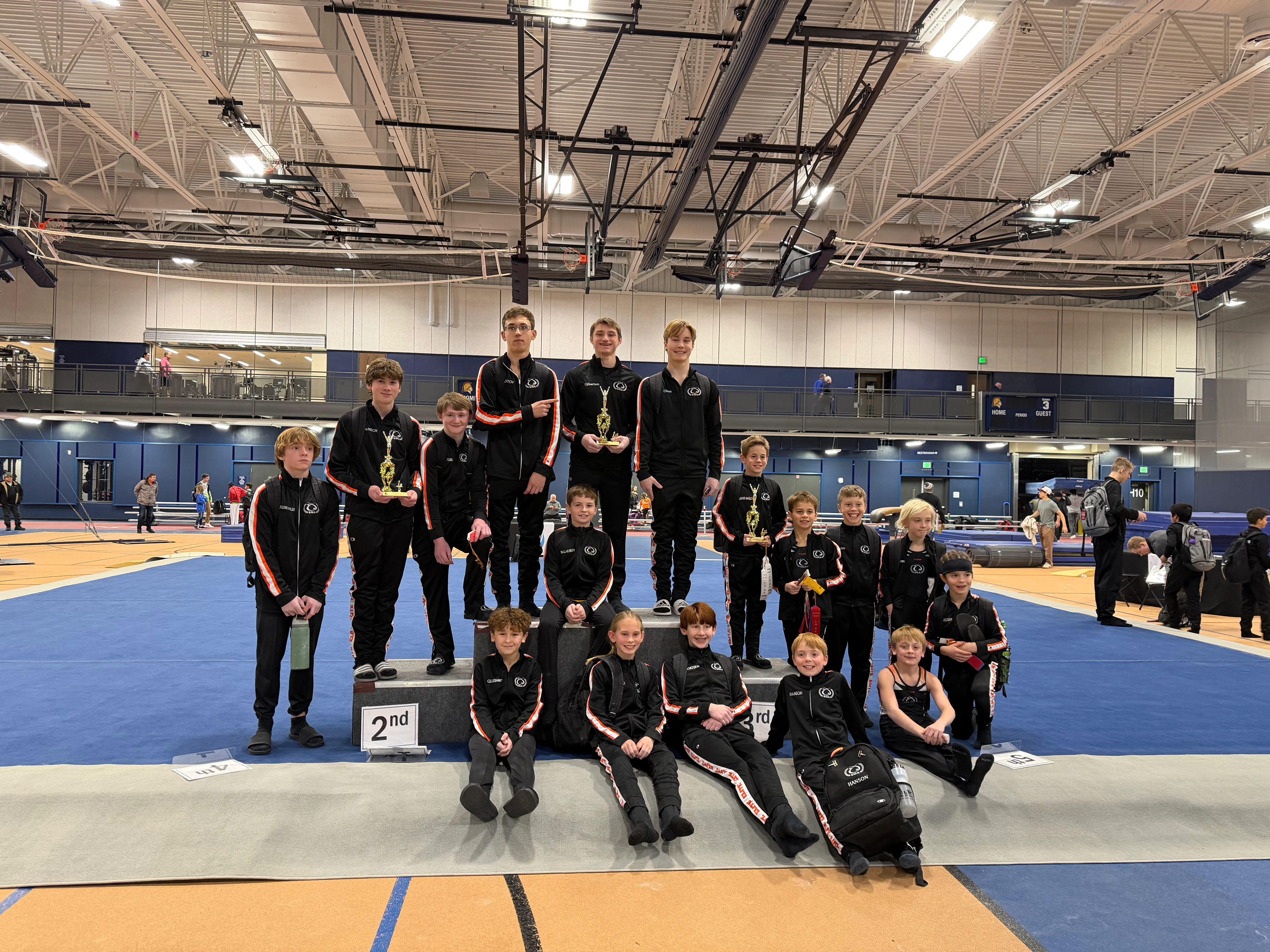 Boys Gymnastics Team at Elite Gymnastics Academy