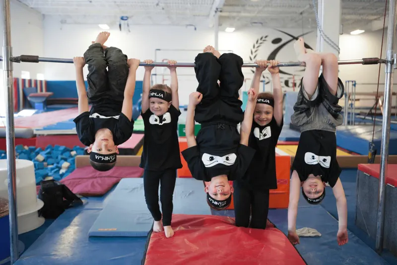 Ninja White students in their uniforms
